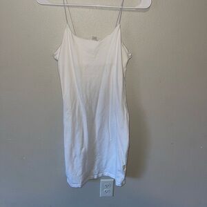 Nice & Chic white body con maxi dress